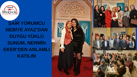 SAMSUN’DA TÜRKÇE VE EDEBİYAT BULUŞMASI ŞAİR YORUMCU NEBİYE AYAZ’DAN DUYGU YÜKLÜ SUNUM, NERMİN EKER’DEN ANLAMLI KATILIM